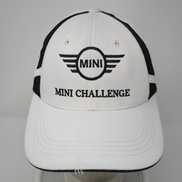 Mini Challenge Molex Tti Strapback Baseball Cap White One Size 6 Panel Sport-Tek - Picture 2 of 9